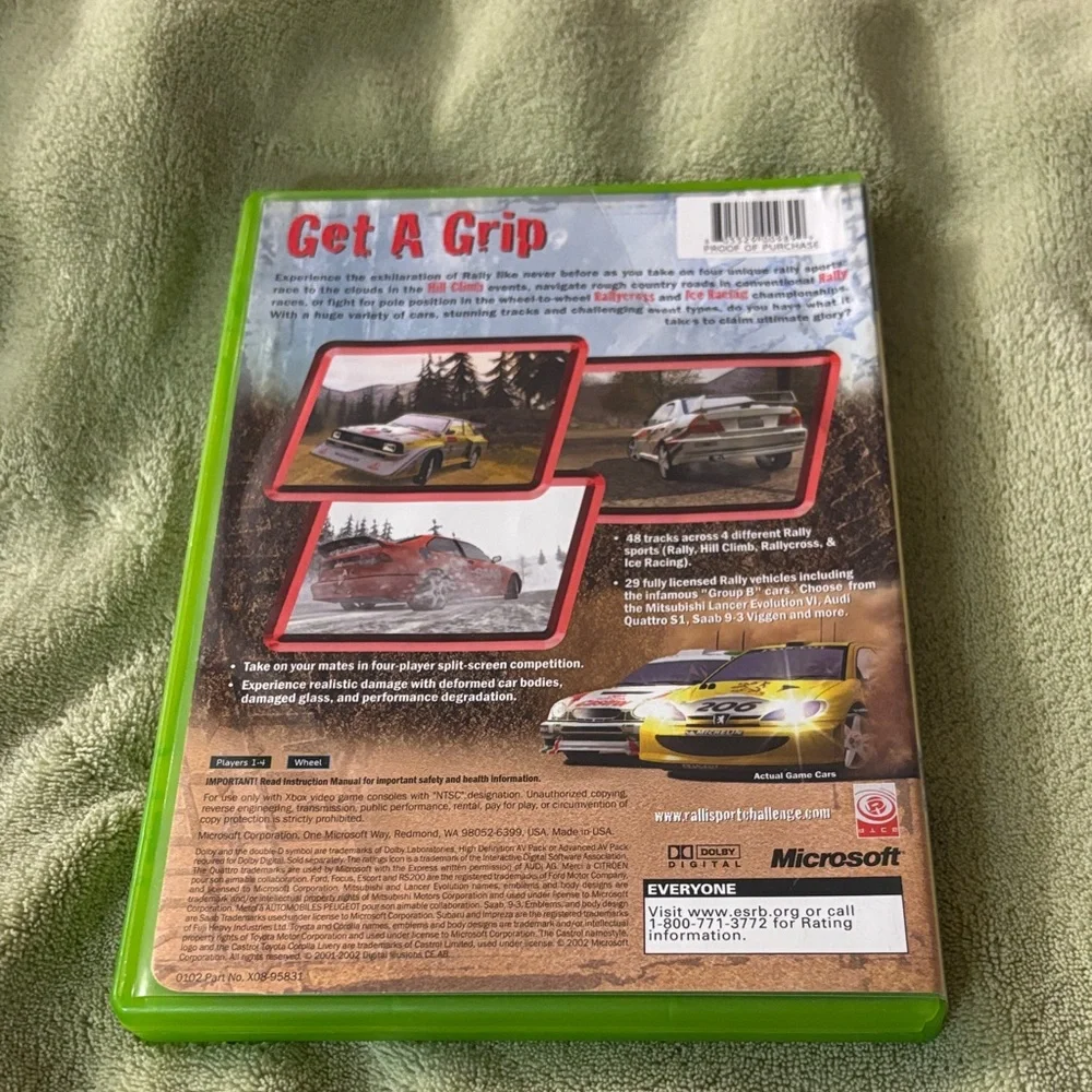 Microsoft Xbox RalliSport Challenge - Green Case